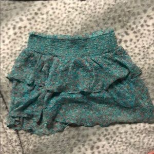 American eagle blue short skirt